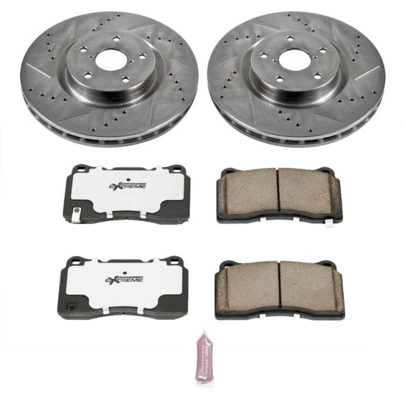PowerStop Power Stop 05-14 Subaru Impreza Front Z26 Street Warrior Brake Kit