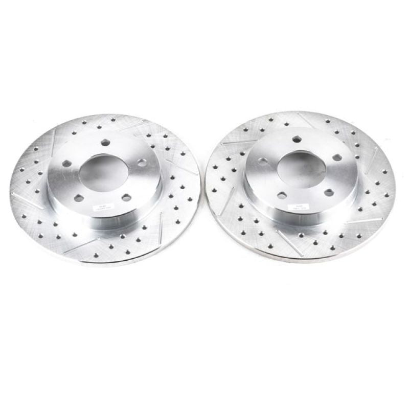 PowerStop Power Stop 00-05 Buick LeSabre Rear Evolution Drilled & Slotted Rotors - Pair
