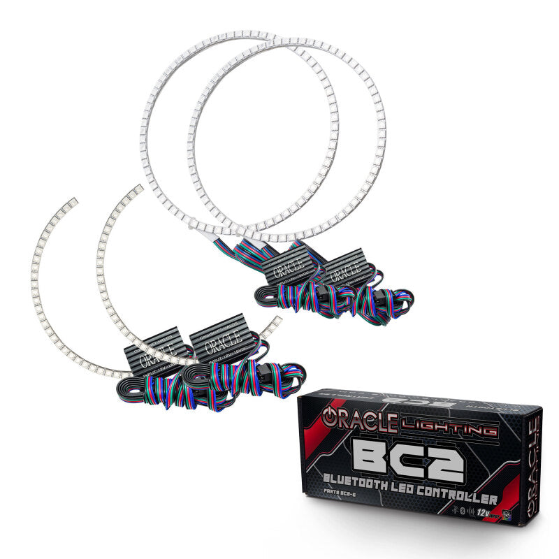 ORACLE Lighting Oracle Toyota Tundra 14-17 Dual Halo Kit - ColorSHIFT w/ BC1 Controller