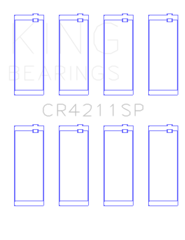 King Engine Bearings BMW Mini M47 Diesel Connecting Rod Bearing Set