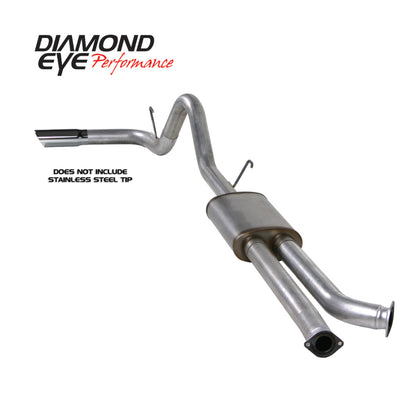 Diamond Eye Performance Diamond Eye KIT 3-1/2in Catback Single GAS AL TOYOTA TUNDRA 5.7L 07-10