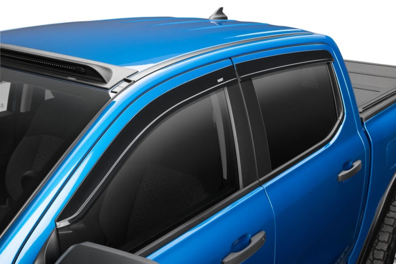 Husky Liners 19-25 Ford Ranger SuperCrew Ventvisor Low Profile (4pc) - Smoke