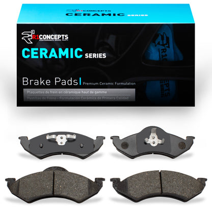 R1 Concepts R1 00-02 Dodge Durango Front Ceramic Brake Pads