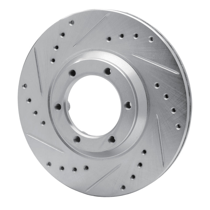 R1 Concepts R1 84-87 Isuzu TROOPER Front Left Drilled & Slotted Silver Brake Rotor