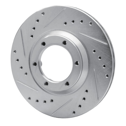 R1 Concepts R1 84-87 Isuzu TROOPER Front Left Drilled & Slotted Silver Brake Rotor