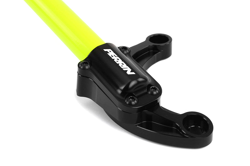 Perrin Performance PERRIN 08-14 WRX/STI/Impreza / 14-18 Forester / 13-17 Crosstrek / 05-09 Legacy FR Strut Bar - Yellow