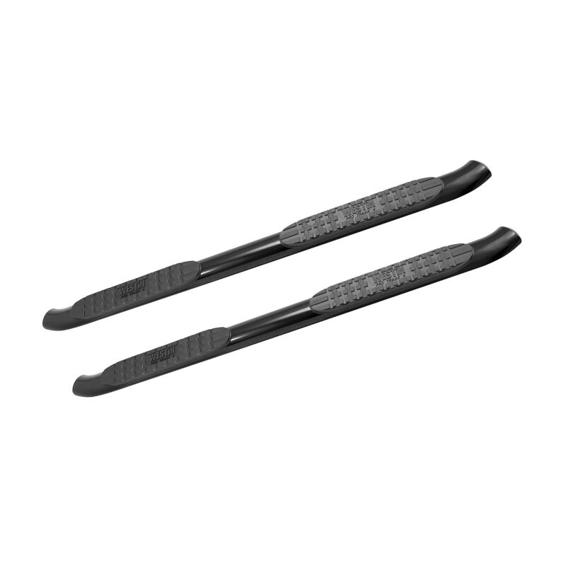 Westin 2007-2013 Chevy Silverado 1500 Reg Cab PRO TRAXX 4 Oval Nerf Step Bars - Black