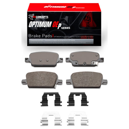 R1 Concepts R1 16-21 Chevrolet Malibu Rear Optimum OE Pads & Hardware Kit