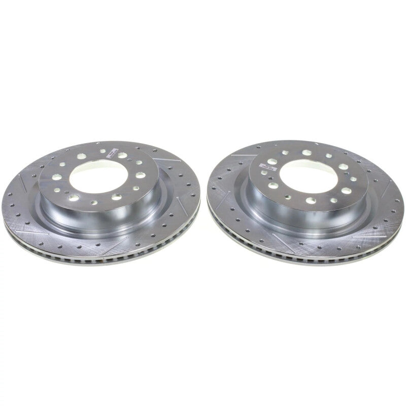 PowerStop Power Stop 23-24 Toyota Sequoia Rear Drilled & Slotted Rotor - Pair