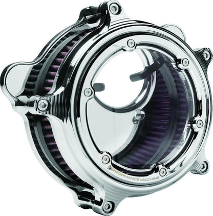 Performance Machine Vision Air Cleaner (W/ Bezel) - Chrome