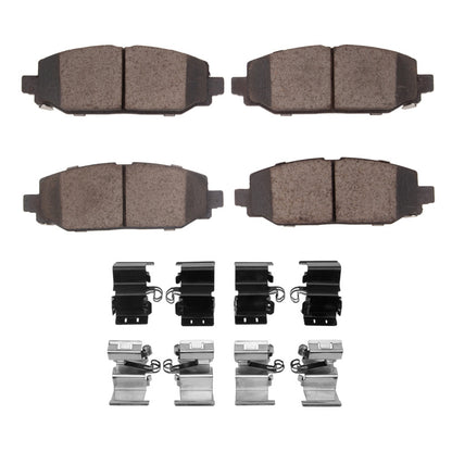 R1 Concepts R1 2018-2025 Jeep Wrangler Rear Performance Off-Road/Tow Brake Pads & Hardware Kit