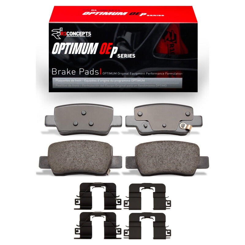 R1 Concepts R1 2021-2025 Hyundai Elantra Rear R1 Optimum OE Pads & Hardware Kit