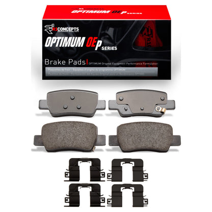 R1 Concepts R1 2021-2025 Hyundai Elantra Rear R1 Optimum OE Pads & Hardware Kit