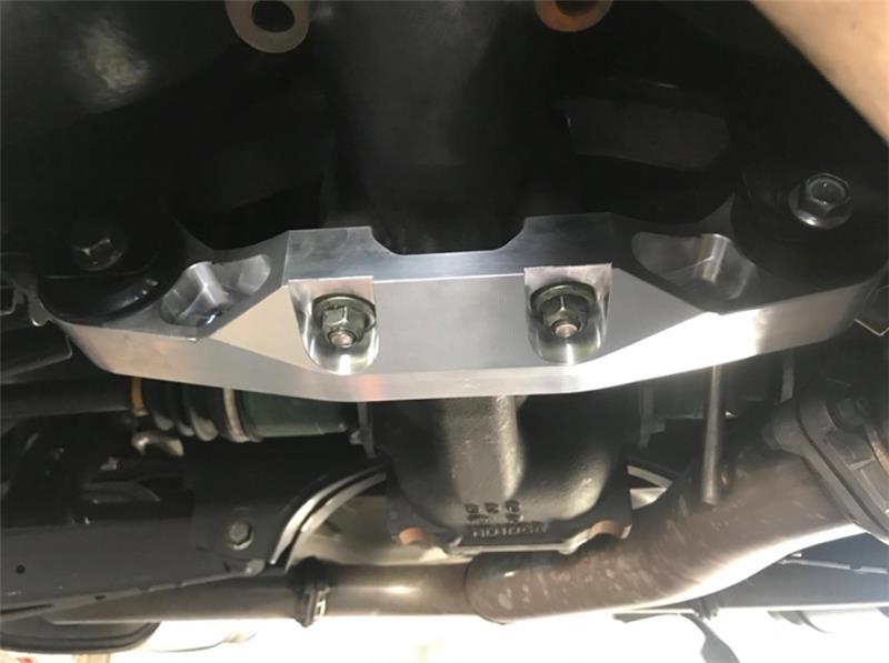 Torque Solution 08+ Subaru WRX/STI Rear Differential Brace - Black