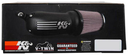 K&N Engineering K&N 01-17 Harley-Davidson Softail / Dyna FI Performance Air Intake System Silver