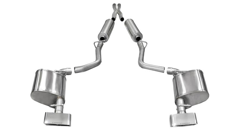 CORSA Performance Corsa 2011-2014 Dodge Challenger R/T 5.7L V8 Polished Xtreme Cat-Back Exhaust