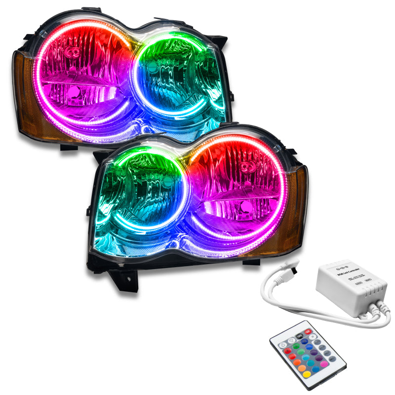 ORACLE Lighting Oracle 08-10 Jeep Grand Cherokee SMD HL (Non-HID) - ColorSHIFT w/ Simple Controller