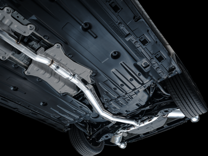 AWE Tuning 22+ Honda Civic Si/Acura Integra Touring Edition Catback Exhaust - Dual Chrome Silver Tip