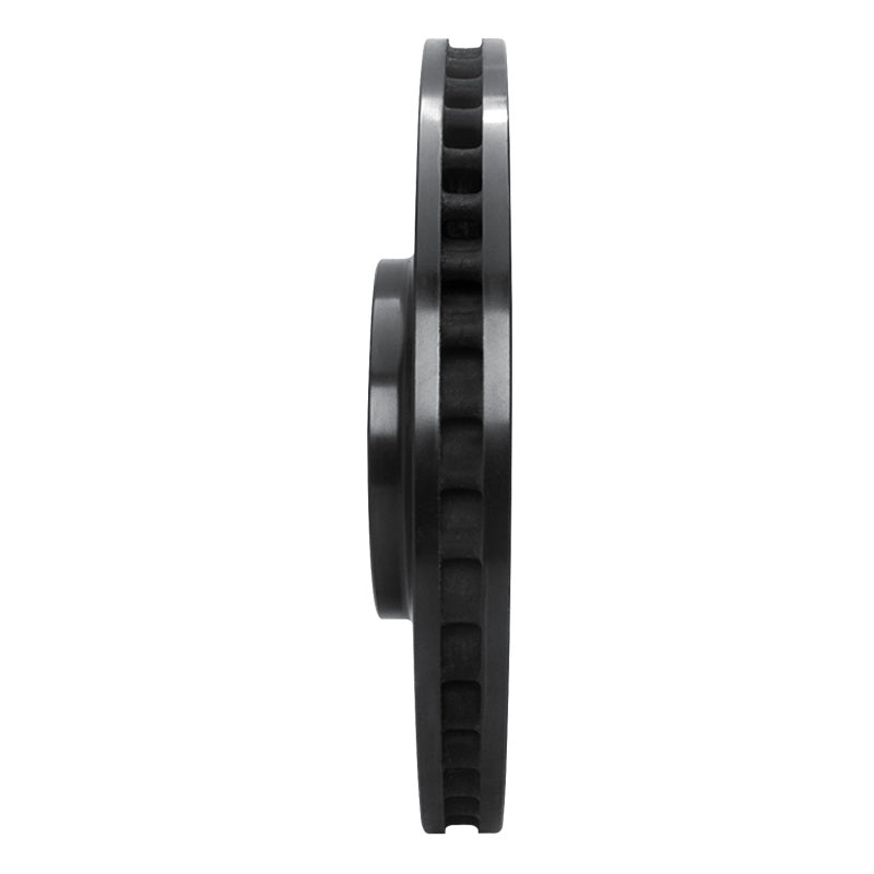 R1 Concepts R1 10-17 Lexus LS460 Right Front Drilled & Slotted Black Brake Rotor