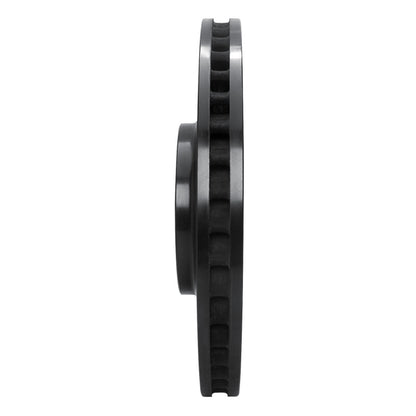 R1 Concepts R1 10-17 Lexus LS460 Right Front Drilled & Slotted Black Brake Rotor