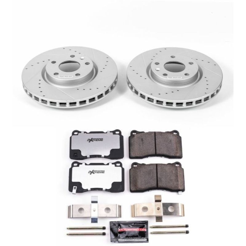 PowerStop Power Stop 2014 Chevrolet Corvette Front Z26 Street Warrior Brake Kit