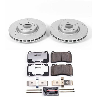 PowerStop Power Stop 2014 Chevrolet Corvette Front Z26 Street Warrior Brake Kit