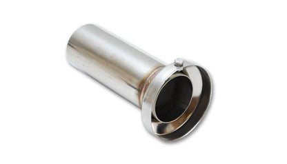 Vibrant 3.90in OD Low Inner Silencer Muffler w/ 3.90in ID Single Wall Exh Tip2.5in OD Tuning Tube
