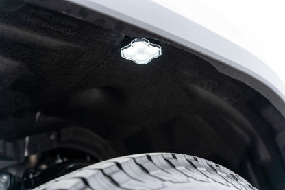 Diode Dynamics Stage Series Single Color LED Rock Light - Red Hookup (one)