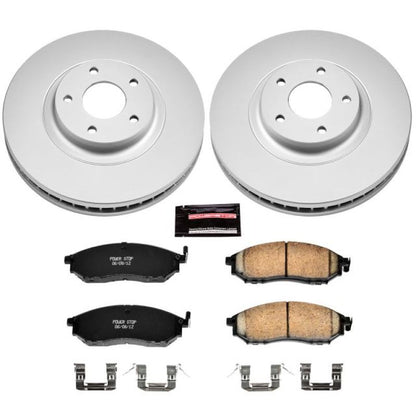 PowerStop Power Stop 11-14 Nissan Murano Front Z17 Evolution Geomet Coated Brake Kit
