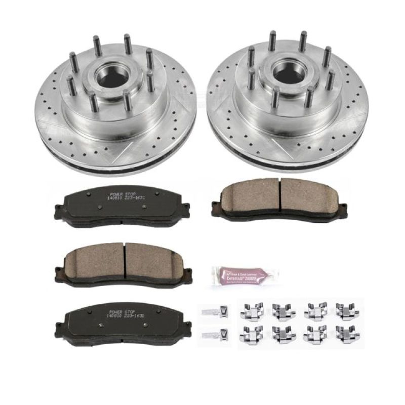 PowerStop Power Stop 2012 Ford F-350 Super Duty Front Z23 Evolution Brake Kit