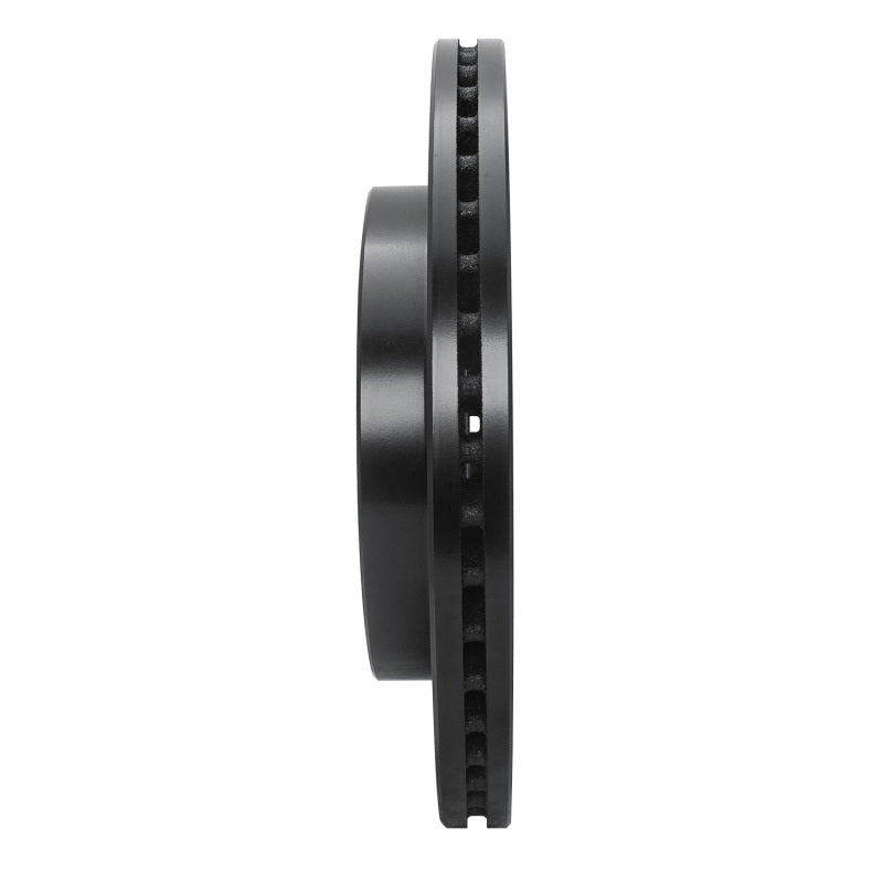 R1 Concepts R1 97-04 Ford F-150 4WD Front Right Drilled & Slotted Black Brake Rotor
