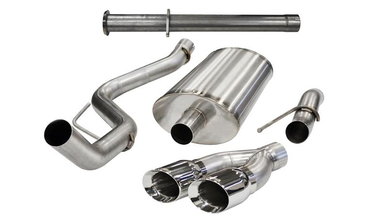 CORSA Performance Corsa 2011-2014 Ford F-150 Raptor 6.2L V8 133in Wheelbase Polished Xtreme Cat-Back Exhaust
