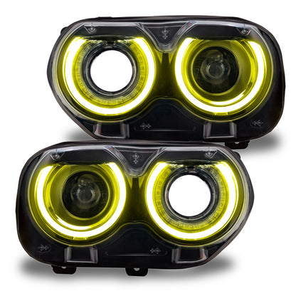 ORACLE Lighting Oracle 15-21 Dodge Challenger RGB+W Headlight DRL Upgrade Kit - ColorSHIFT