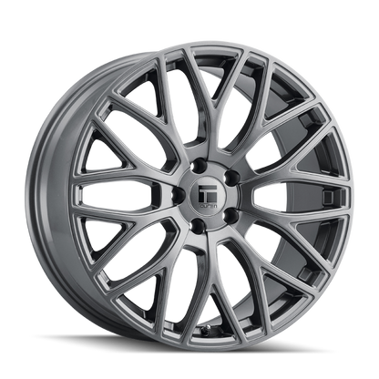 Touren 3276 TR76 18x8 / 5x108 BP / 35mm Offset / 63.5mm Hub Gloss Graphite Wheel