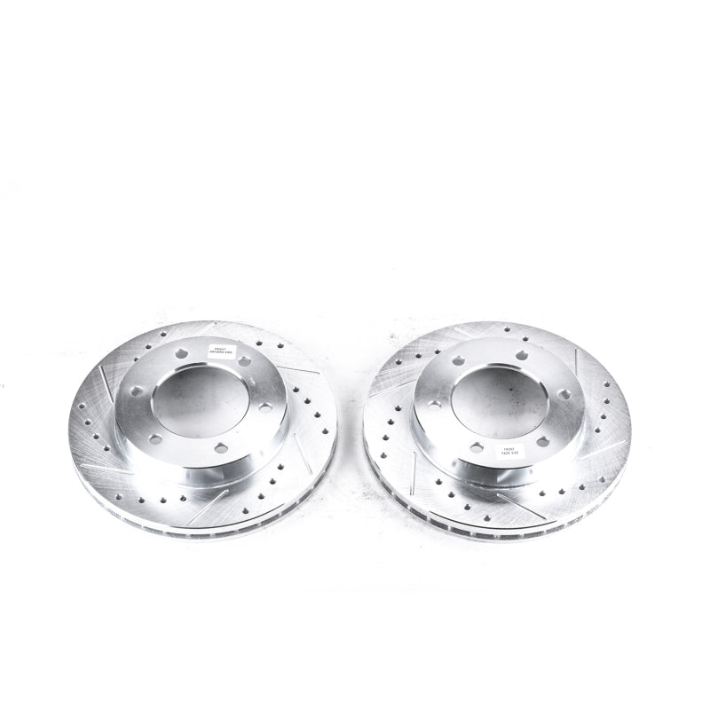 PowerStop Power Stop 2002 Honda Passport Front Evolution Drilled & Slotted Rotors - Pair