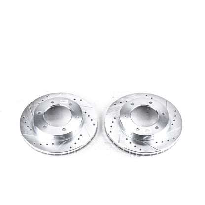 PowerStop Power Stop 2002 Honda Passport Front Evolution Drilled & Slotted Rotors - Pair