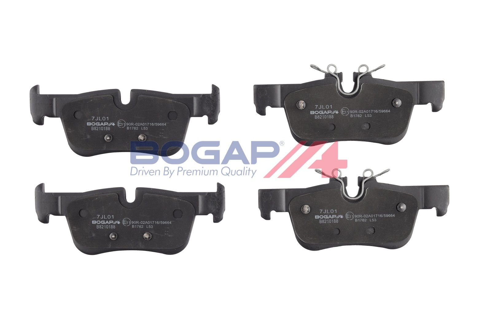 BOGAP B8210188 Brake Pad Set, Disc Brake | ML Performance Car Parts