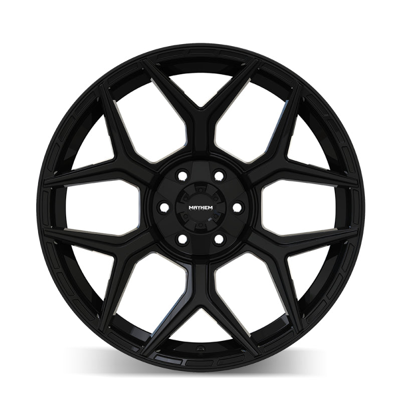 Mayhem Vanquish 8119 20X9 / 6x135/6x139.7 / 0mm Offset / 106.1mm Hub - Gloss Black