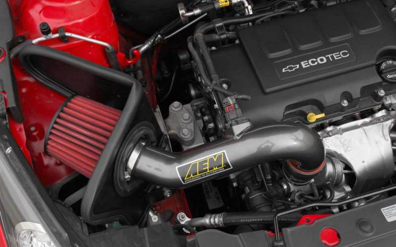 AEM Induction AEM 2011-2014 Chevrolet Cruze 1.4L - Cold Air Intake System - Gunmetal Gray