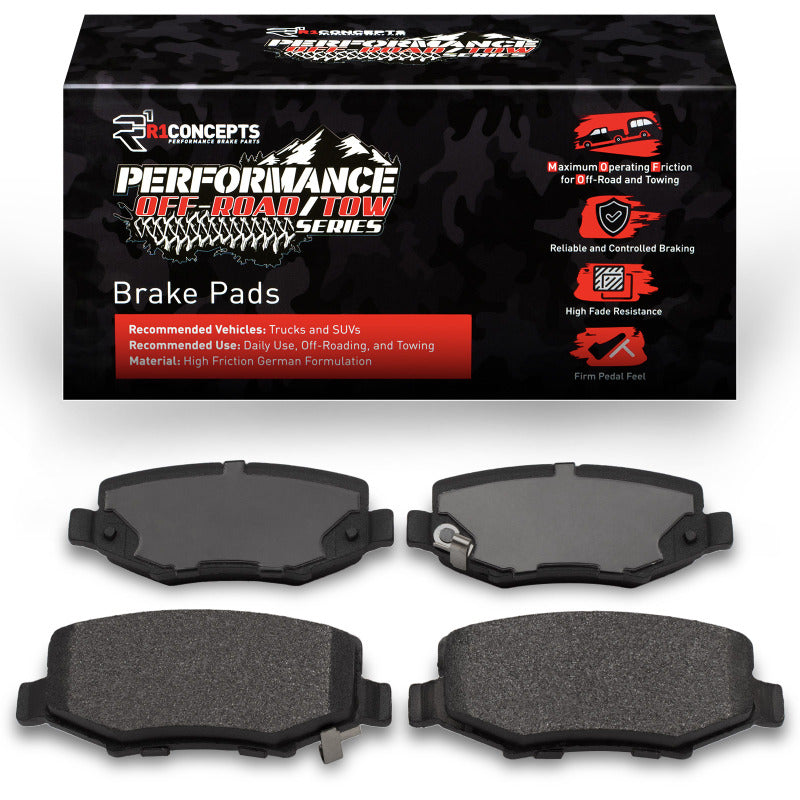 R1 Concepts R1 07-18 Jeep Wrangler Rear Off-Road/Tow Brake Pads