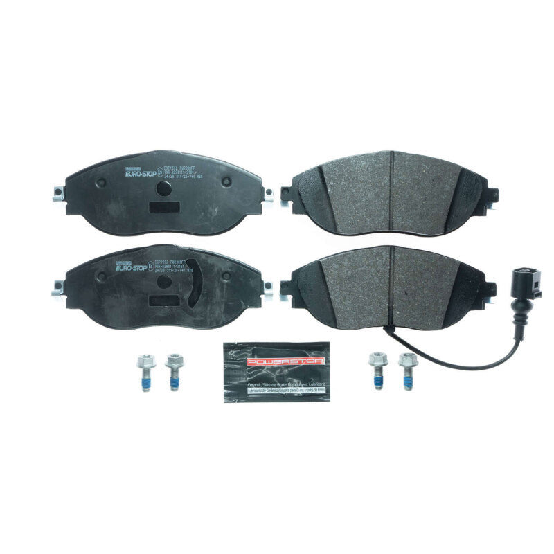 PowerStop Power Stop 18-20 Volkswagen Tiguan Euro-Stop ECE-R90 Front Brake Pads