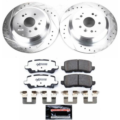 PowerStop Power Stop 17-19 Acura MDX Rear Z26 Street Warrior Brake Kit