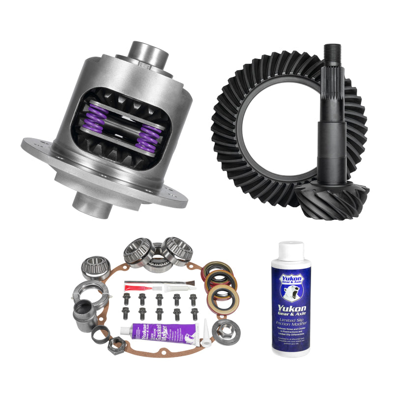 Yukon Gear & Axle Yukon Gear 64-72 Pontiac GTO Limited Slip & Re-Gear Kit 8.2in BOP 27 Spline 3.36 ratio