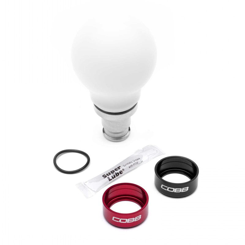 COBB 2H1360-W GEAR KNOB (WHITE) FOR HONDA CIVIC TYPE R (FK8) 2017-2021