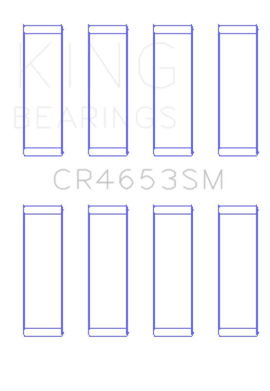 King Engine Bearings Toyota 2AR-FE/ 2AR-FXE (Size 0.25) Connecting Rod Bearing Set