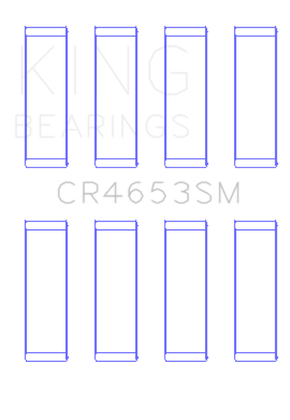 King Engine Bearings Toyota 2AR-FE/ 2AR-FXE (Size 0.25) Connecting Rod Bearing Set