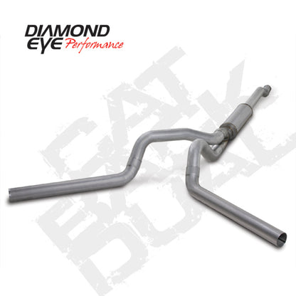 Diamond Eye Performance Diamond Eye KIT 4in Catback DUAL AL: 03-07 FORD 6.0L F250/F350