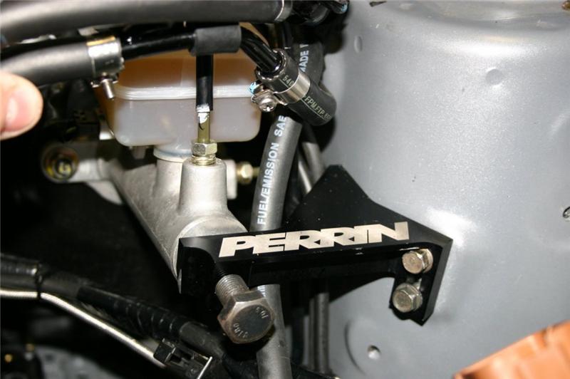 Perrin Performance PERRIN 02-07 Subaru WRX/STi / 04-07 Forester XT Master Cylinder Support Bracket - Black
