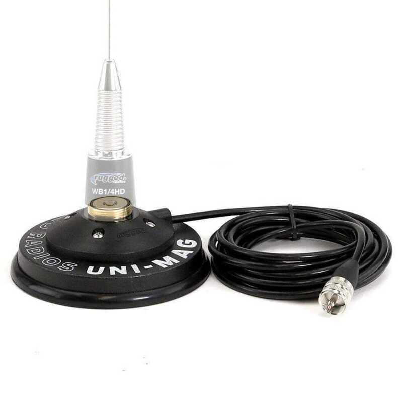Rugged Radios UNI-MAG Universal NMO or Magnetic Antenna Mount