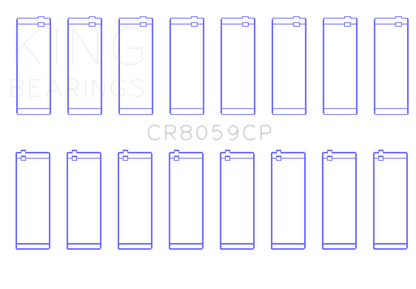 King Engine Bearings King General Motors Duramax Diesel L86/ LT1/ LT4 Connecting Rod Bearing Set - Tri-Metal Copper Based